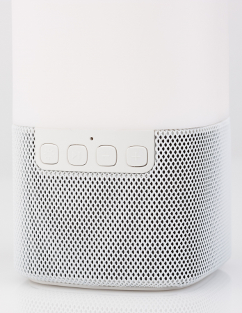 Lampa LED dimabila portabila cu boxa Bluetooth alb-negru/gri Tamid, ABS si metal, 9180371 - Novaluce [15]