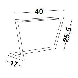 Lampa masa LED neagra Quirino 40x25,5 cm, design minimalist forma geometrica, 9077010 - Novaluce [5]