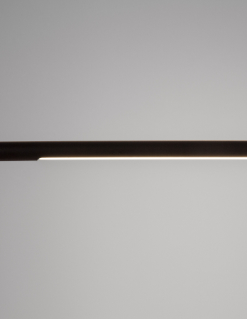 Lampa masa LED neagra Quirino 40x25,5 cm, design minimalist forma geometrica, 9077010 - Novaluce [2]