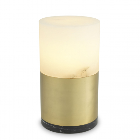Mese de bucatarie -   Lampă de masă McLean ø 20 cm alabastru finisaj bronz antic 115862 EICHHOLTZ