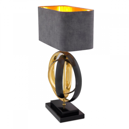   Lampă de masă Riley cu finisaj gunmetal inclusiv abajur 114294 EICHHOLTZ [2]