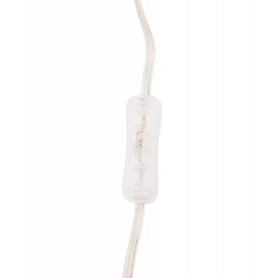 Lampa masa inalta neagra Osku 64,5 cm stil scandinav, abajur material /picioare lemn, TL00190BLNA - Kokoon [11]