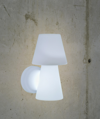 Lampa perete gradina tip veioza Maram, iluminare LED, LUMLL035OPNW - King [1]
