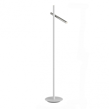 Promotii - Lampa podea alba cu crom Zorka 167 cm stil minimalist, 373629 - Schuller