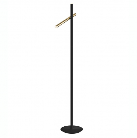 Lampadare - Lampa podea neagra/alba cu auriu Zorka 167 cm stil minimalist, 373685 - Schuller