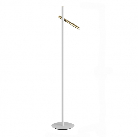 Lampa podea neagra/alba cu auriu Zorka 167 cm stil minimalist, 373685 - Schuller [3]