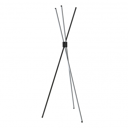 Lampadare - Lampa podea neagra moderna Stick 150 cm, iluminare LED, AZ 3136 - Azzardo