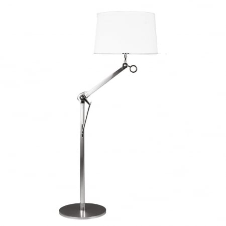 Lampadare - Lampadar alb Kamal 15x40 cm metal/material textil, inaltime reglabila, F0005 - Maxlight