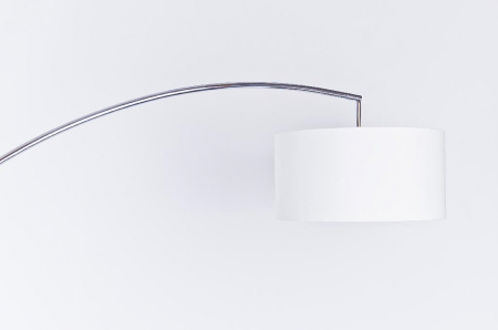 Lampadar alb/negru reglabil Taiki 180 cm, structura crom, baza patrata marmura, AZ 0006 - Azzardo [4]