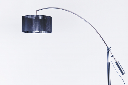 Lampadar alb/negru reglabil Taiki 180 cm, structura crom, baza patrata marmura, AZ 0006 - Azzardo [9]