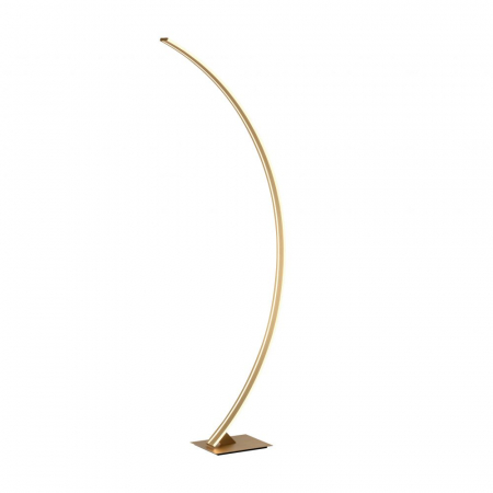 Lampadare - Lampadar auriu LED stil minimalist Arco 150 cm, 589204 - Schuller