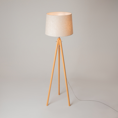Lampadar Calvin, Metal și lemn Bej, 60W, MAYTONI Z177-FL-01-BR [2]