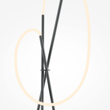 Lampadar CROCHET, Aluminiu Negru, 36W, MAYTONI MOD369FL-L36B3K [10]