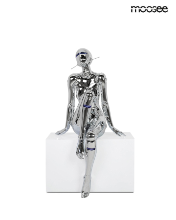 Lampadar Cyber Woman 97,5x70x163 cm, Fibră de Sticlă Cromat - Moosee [1]