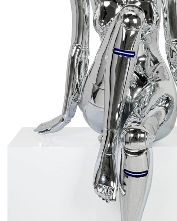 Lampadar Cyber Woman 97,5x70x163 cm, Fibră de Sticlă Cromat - Moosee [9]
