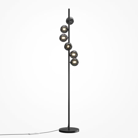 Lampadar Dallas Negru Metal 28W MAYTONI MOD545FL-06B [1]