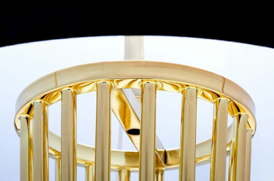 Lampadar design Zifa Premium Gold, negru/otel auriu, XCF7583-145 - King [2]