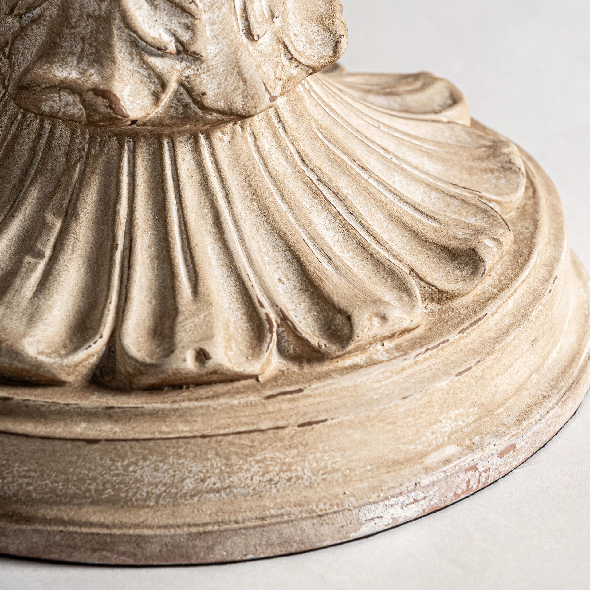 Lampadar din Rasina si Bumbac, Bej, 47x32x107 cm - VicalHome 20496 [27]