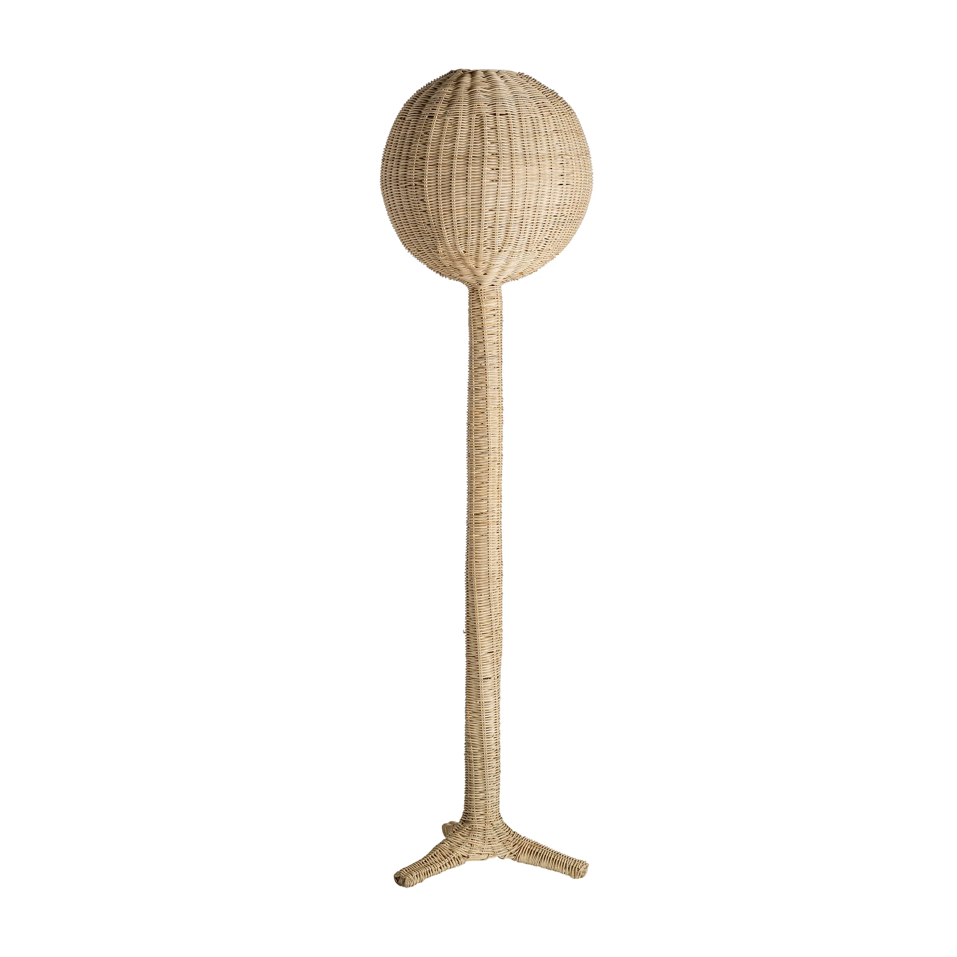 Lampadar din Ratan, Maro, 40x40x167 cm, Stil Boho - VicalHome 35365 [1]