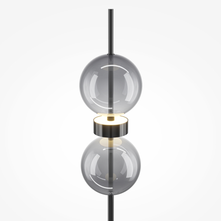 Lampadar DOUBLE MOON, Metal Negru, 15W, MAYTONI MOD478FL-L15B3K [10]