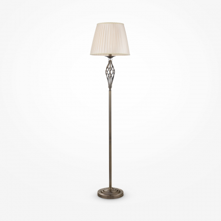 Lampadare - Lampadar Grace RC247-FL-01-R, cu intrerupator, 1xE14, arama+bej, IP20, Maytoni