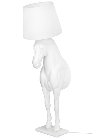 Lampadar Horse Stand M 45x64x185 cm, Fibră de Sticlă Alb Mat - Moosee [2]