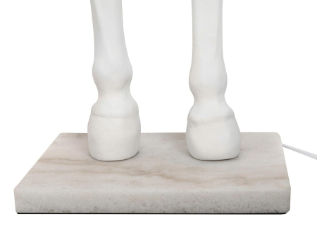 Lampadar Horse Stand M 45x64x185 cm, Fibră de Sticlă Alb Mat - Moosee [9]