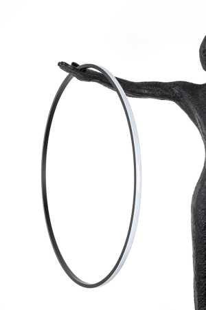 Lampadar Human Circulo 223 147x90,5x223,5 cm, Fibră de Sticlă și Oțel - Moosee [1]