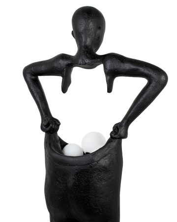 Lampadar Human Houdini 71x34x182 cm, Negru - Moosee [5]