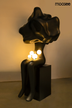 Lampadar Human In The 45x45x205 cm, Fibră de Sticlă Negru - Moosee [3]