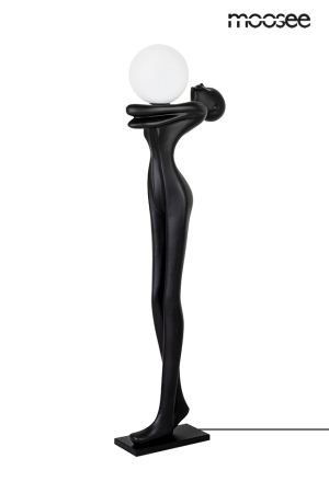Iluminat - Lampadar Human Moon 53x28x171 cm, Negru - Moosee
