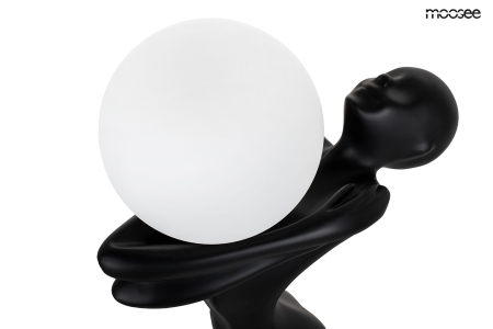 Lampadar Human Moon 53x28x171 cm, Negru - Moosee [3]