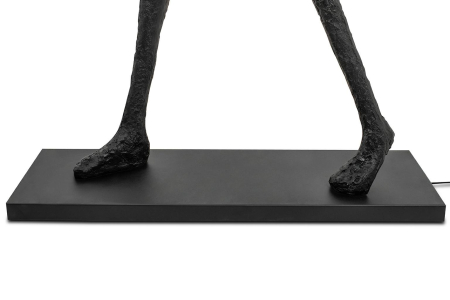 Lampadar Human Square 218 135x40x218,5 cm, Fibră de Sticlă și Oțel Negru - Moosee [6]