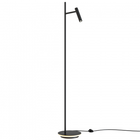 Lampadar LED Estudo Z010FL-L8B3K, cu intrerupator, 8W, 700lm, lumina calda, IP20, negru, Maytoni [2]