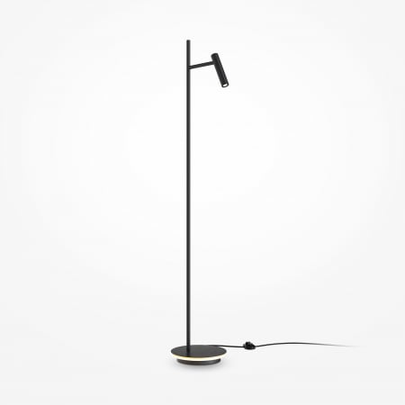 Lampadare - Lampadar LED Estudo Z010FL-L8B3K, cu intrerupator, 8W, 700lm, lumina calda, IP20, negru, Maytoni