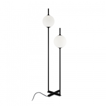 Produse - Lampadar LED Sixth Sense Z020FL-L12BK, 12W, 1100lm, lumina calda, IP20, negru+alb, Maytoni