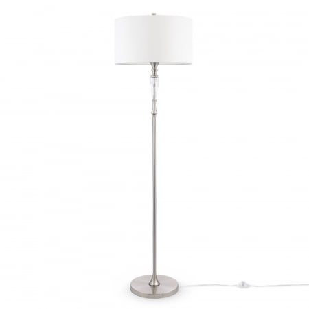 Lampadare - Lampadar Alicante MOD014FL-01N, cu intrerupator, 1xE27, crom+alb, IP20, Maytoni