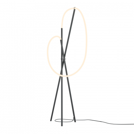 Lampadare - Lampa podea CROCHET Negru 3000k MOD369FL-L36B3K Maytoni Modern