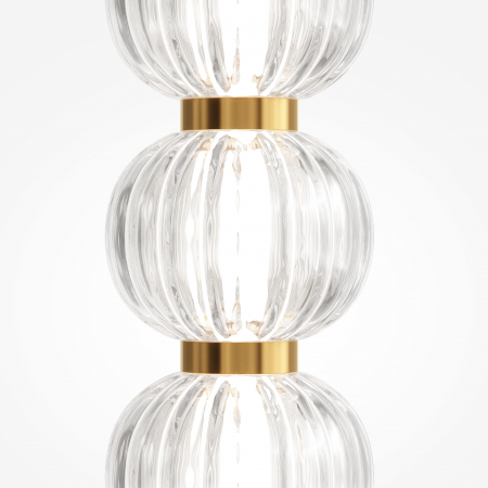 Lampadar LED Amulet MOD555FL-L23G3K, cu intrerupator, 33W, 1550lm, lumina calda, IP20, auriu+transparent, Maytoni [2]