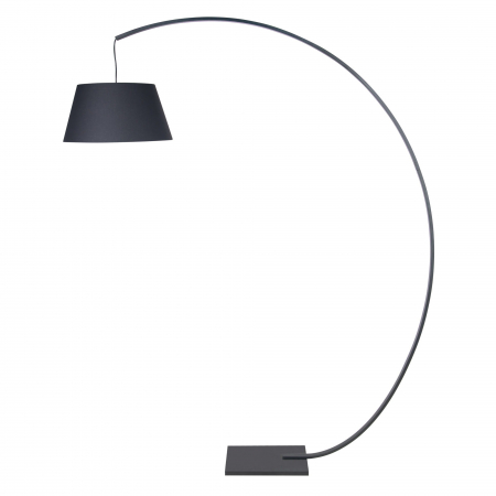 Lampadare - Lampadar modern negru arcuit Catal 175x49x212 cm, F0046 - Maxlight
