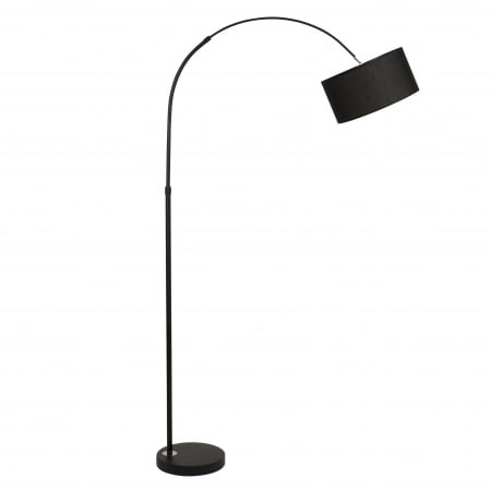 Promotii - Lampadar negru/alb Romil, baza metalica, abajur textil, 9401652 - Novaluce