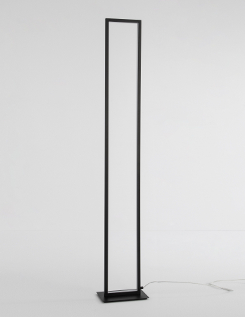 Lampadar negru mat minimalist Miki 153 cm iluminare LED, forma dreptunghiulara, 9500812 - Novaluce [1]