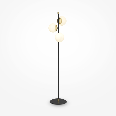 Promotii - Lampadar Nostalgia, Metal Negru și auriu, 40W, MAYTONI MOD048FL-03G