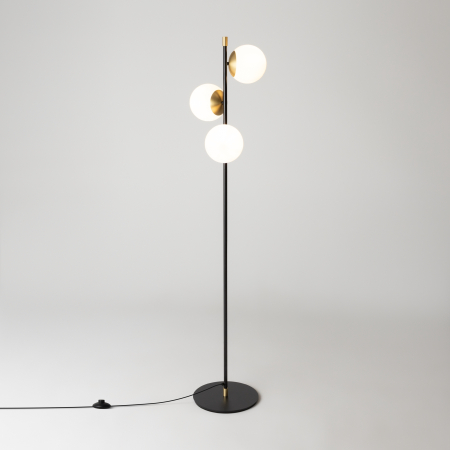 Lampadar Nostalgia, Metal Negru și auriu, 40W, MAYTONI MOD048FL-03G [1]
