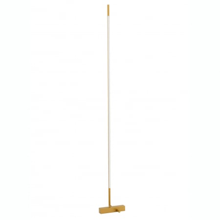 Lampadare - Lampadar podea auriu/negru Rocco 140 cm stil minimalist, iluminare LED, 9180726 - Novaluce