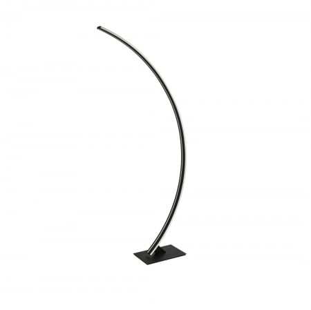 Promotii - Lampadar premium cu LED dimabil Ermini 2 alb/negru din metal, 9348092 - Novaluce