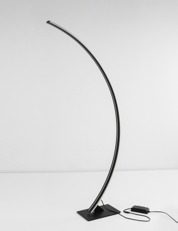Lampadar premium cu LED dimabil Ermini 2 alb/negru din metal, 9348074 - Novaluce [12]