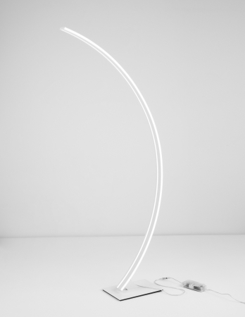 Lampadar premium cu LED dimabil Ermini 2 alb/negru din metal, 9348074 - Novaluce [4]
