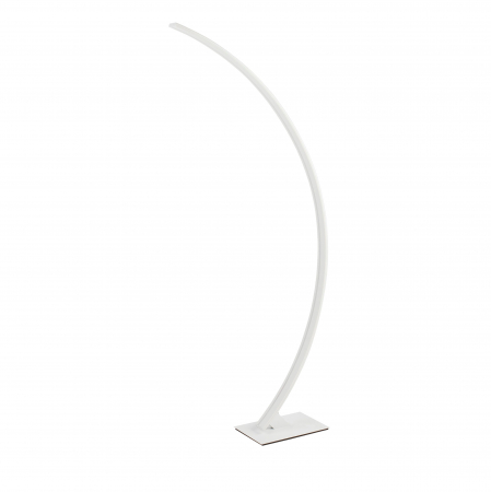 Lampadar premium cu LED dimabil Ermini 2 alb/negru din metal, 9348074 - Novaluce [0]