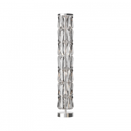 Produse - Lampadar Puntes MOD043FL-08CH, cu intrerupator, 8xE14, crom+transparent, IP20, Maytoni
